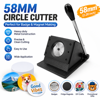Machine à badges ronds de 58 mm, presse manuelle pour aimants de réfrigérateur, porte-clés, miroirs de poche, cadeaux personnalisés – Nouveauté 2026, Offre Spéciale
