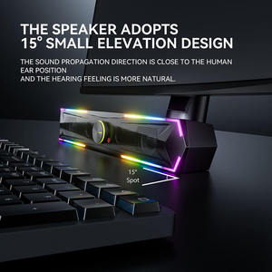 Altavoces para Computadora con Cable, Barra de Sonido USB de 10W con Sonido Estéreo para PC de Escritorio, Conexión USB Plug and Play - Product Image 5
