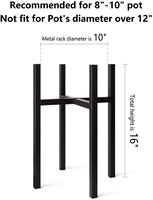 Support de présentation pour pots de fleurs, support pour pots de fleurs pour l'extérieur et l'intérieur