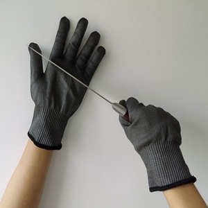 Gants de travail résistants à la coupure AmpsafeX personnalisables en HPPE, antidérapants, durables, longueur 26 cm, gants de protection haute performance - Product Image 2