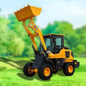 Cargadora de Ruedas Pequeña Articulada de Alta Potencia con CVT Diésel y Accesorios Personalizados para Trabajos Agrícolas y de Jardinería - Product Image 4