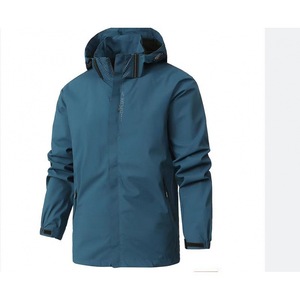 Chaqueta Softshell para Hombre, Forrada de Polar, Cortavientos, Ligera, Impermeable, con Capucha, para Senderismo - Product Image 5