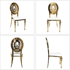 تخفيضات هائلة على كراسي الزفاف الحديثة الفولاذ المقاوم للصدأ للمناسبات والمطاعم للإيجار لحفلات الزفاف والحفلات كرسي الفندق - Product Image 6