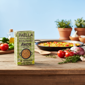 Base de cuisson délicieuse 6X1L de qualité supérieure pour paella, légumes, bouillon végétarien et végétalien, longue durée de conservation - Product Image 3