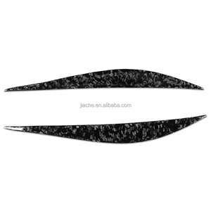 Lot de 2 pièces de couvre-chef en carbone forgé pour <span class=keywords><strong>BMW</strong></span> série 3 F30 2012-2018, décoration de voiture - Product Image 5