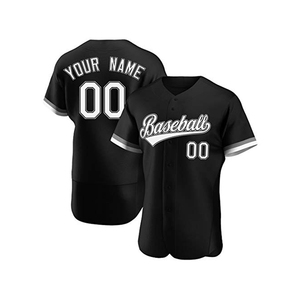 Maillot de baseball pour homme en taille plus, imprimé par transfert thermique personnalisé, respirant, uniforme de softball vierge - Product Image 2