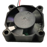 Micro-ventilateur axial DC noir PBT UL94V-0 30X30X10MM 3010 9V 12V