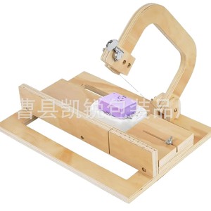 Wooden Soap Cutter Kr-17 Manual Adjustable <b>Wire</b> Tension For Soap Making And <b>Cheese</b> Slicing - Product Image 4