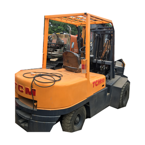 <b>Used</b> TCM FD50 T5 5 Ton Diesel Engine Forklift <b>Pallet</b> Stacker 4WD Solid Tire Rough Terrain High Efficiency Original Factory - Product Image 1