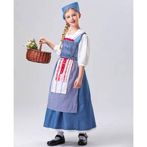 Nuevo Disfraz de Halloween para Niñas, Estilo Medieval, Camarera Francesa, para Cosplay, Representaciones Escénicas - Product Image 5