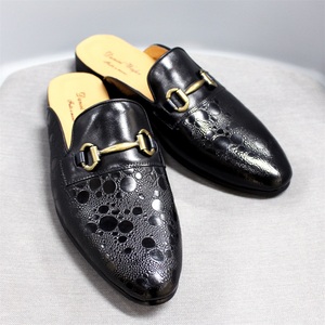 Chaussures mi-chaussons tendance 2021 <span class=keywords><strong>pour</strong></span> hommes en cuir véritable, style décontracté, à enfiler - Product Image 6