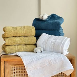 Serviette de bain en satin 100% coton, tissée, écologique, séchage rapide, douce, durable, qualité cinq étoiles, pour la maison et l'hôtel - Product Image 1