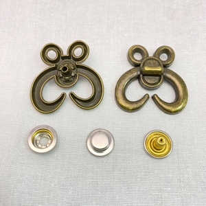 Bán Buôn Bốn Phần Brass Kim Loại Báo Chí <span class=keywords><strong>Snap</strong></span> Nút May Mặc <span class=keywords><strong>Snap</strong></span> Nút Cho Túi Phụ Kiện Báo Chí <span class=keywords><strong>Snap</strong></span> Nút - Product Image 2