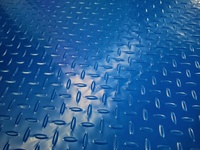 Machine automatique de gaufrage de tôles métalliques pour plaques d'acier à motif damier, machine de gaufrage métallique industrielle personnalisable pour revêtements de sol