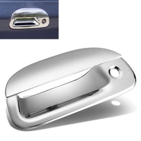 Apto para Ford F150 1997-2003, cubierta de manija trasera, cubierta de manija de puerta cromada