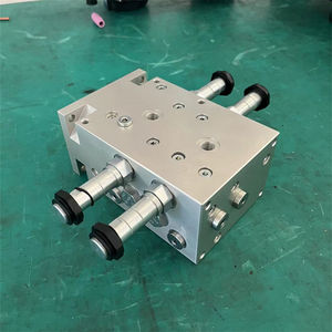 Китайский производитель: Изготовленный на заказ двухходовой гидравлический клапанный блок на 24 Вольта, прочный алюминиевый гидравлический коллектор - Product Image 6