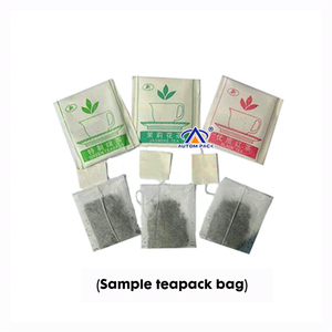 Bolsa interior de papel de filtro de nailon pequeño automático Autompack y bolsa de sobre de té exterior con máquina de embalaje de etiquetas - Product Image 4