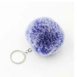 Coloré <span class=keywords><strong>Pom</strong></span> <span class=keywords><strong>Pom</strong></span> Porte-clés Faux Fourrure Boule Pompons Porte-clés Frost personnalité <span class=keywords><strong>Pompon</strong></span> en peluche Porte-clés pour fille femme sac charme cadeau - Product Image 4