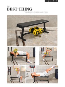 Banc de musculation 2026 de haute qualité <span class=keywords><strong>pour</strong></span> <span class=keywords><strong>haltères</strong></span> – Équipement commercial et domestique – Banc plat - Product Image 1