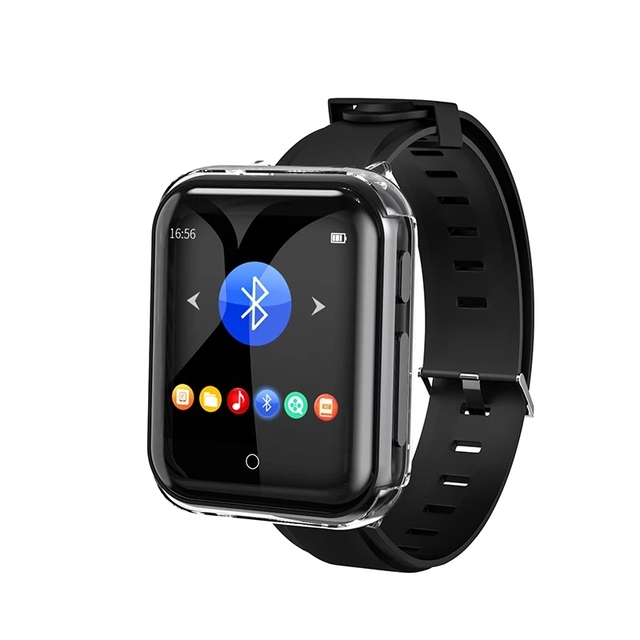 RUIZU M8 BT MP3 Player with Detachable Strap 16GB Touch Screen Mini MP4 Wrist Watch MP3 Support FM Radio,Recorder,E-Book,Video