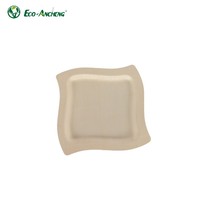 Assiettes en bois pour arbre de Noël festif, assiettes jetables biodégradables en bambou, fourniture en gros écologique