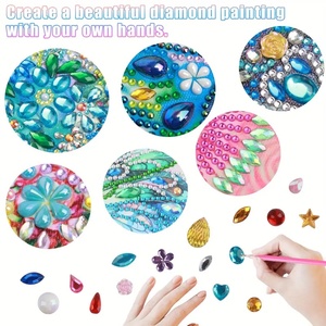 Vente en gros de kits de mosaïque de diamants 5D <span class=keywords><strong>à</strong></span> faire soi-même, imprimés de dessins animés, <span class=keywords><strong>citrouille</strong></span> d'Halloween, lumière en résine, papier <span class=keywords><strong>à</strong></span> <span class=keywords><strong>dessin</strong></span> en diamant, arbre pour la maison - Product Image 5