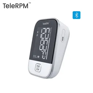 Il dispositivo per la pressione sanguigna TeleRPM telemedicina supporta l'ultimo monitor digitale per la pressione sanguigna del braccio superiore collegato Bluetooth 5.0