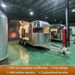 2025 Custom Big Mobile Food Vending Trailer Ice Cream Fruit Carts for <b>Sale</b> Fruit Vegetables in Market Place Spain - Product Image 5