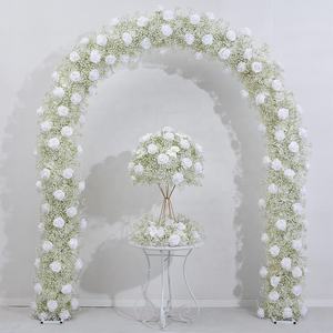 Centros de Mesa de Flores para Boda <span class=keywords><strong>Super</strong></span> Z, Arreglo de Flores Artificiales de Seda, Bola de Flores de Gypsophila, Camino de Mesa de Flores de Baby Breath - Product Image 4