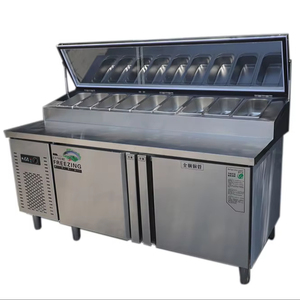 Thương mại Tùy chỉnh chuẩn bị Bảng hiển thị salad Bar truy cập bánh sandwich <span class=keywords><strong>Pizza</strong></span> tủ lạnh - Product Image 1
