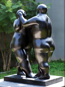 Meilleure vente Statue en bronze Fernando <span class=keywords><strong>Botero</strong></span> Sculpture de grosse femme nue avec ailes - Product Image 6