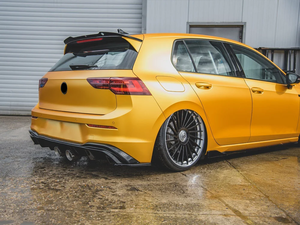 Labio de parachoques trasero de coche negro brillante de Material ABS de aspecto <span class=keywords><strong>R32</strong></span> para VW <span class=keywords><strong>Golf</strong></span> <span class=keywords><strong>8</strong></span> - Product Image 3