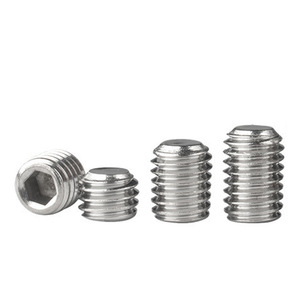 Vis à tête hexagonale encastrée Bost, vis de réglage en acier inoxydable 304, filetage 2 mm, longueur 2 mm, vis mécanique à extrémité concave - Product Image 1