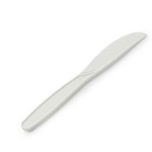 Ensemble de couverts jetables biodégradables en PP et amidon de maïs pour restaurant, avec serviette humide - Product Image 3