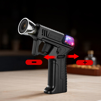 Nouveau modèle de pistolet à flamme unique portatif coupe-vent, briquet haute température pour barbecue extérieur