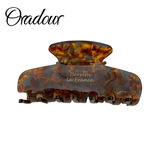 Oradour Logo personnalisé couleur 8.3cm acétate pinces à cheveux français haut de gamme accessoires de cheveux naturels simples quotidien de haute qualité - Product Image 4