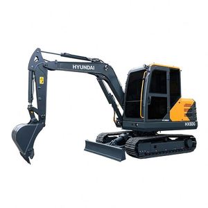 Mini-excavatrice sur chenilles Hyundai Hx60g, modèle économique, 6 tonnes - Product Image 1