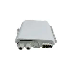 Factory supply FTTH Outdoor Indoor 8 Core Waterproof Fiber Optic Distribution Point ODP Fibre Terminal Box