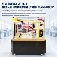 Nouveau banc de formation en métal pour système de gestion thermique de véhicules à énergie nouvelle, outil auxiliaire électrique pour la simulation d'entretien de VE