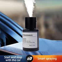 Diffuseur d'arômes électrique en verre pour voiture, portable, intelligent, contrôlé par application, 6 parfums, USB, pour la maison et les hôtels, sans eau