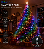 Nœuds de pixels RVB WS2811 de 12 mm, lumières de Noël LED adressables 5V, étanches IP67, éclairage extérieur pour les fêtes, Luces De Navidad