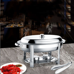 Réchaud <span class=keywords><strong>sans</strong></span> <span class=keywords><strong>fil</strong></span> tout en acier, ensemble de réchauds pour buffet, réchauds pour la restauration, gain de temps - Product Image 4