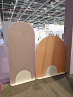 Cloison acoustique décorative |   Paravent en feutre PET écologique, absorption acoustique très efficace, design personnalisé pour salle de sport