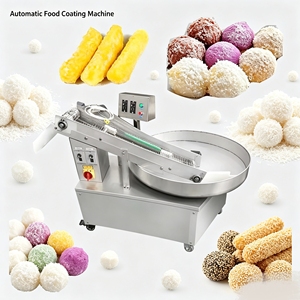 Machine à poudrer multifonctionnelle pour mochi, machine à paner commerciale automatique à plateau rotatif pour <span class=keywords><strong>boulangerie</strong></span> - Product Image 6