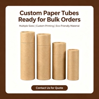 Emballages biodégradables en carton pour déodorants en stick, tubes en papier kraft brun pour baumes à lèvres et emballages de parfums
