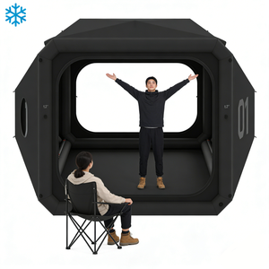 <span class=keywords><strong>Tente</strong></span> capsule spatiale gonflable - 13,<span class=keywords><strong>5</strong></span> kg Léger Montage en <span class=keywords><strong>5</strong></span> minutes <span class=keywords><strong>4</strong></span> saisons Imperméable Glamping Utilisation familiale ISO9001 OEM/ODM - Product Image 4