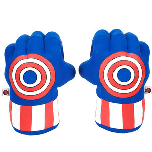 Gants de boxe géants en peluche personnalisés pour enfants, motif Spider-Man, poing vert, gants d'araignée rouges, jouet en peluche, vente en gros d'usine - Product Image 3