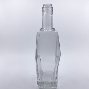 Bouteille vide en verre borosilicate de haute qualité pour vin et whisky, estampage à chaud, recyclable, écologique, capacité personnalisable, pour <span class=keywords><strong>Tequila</strong></span> - Product Image 2
