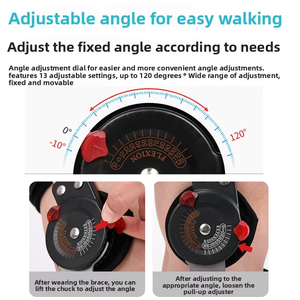 Attelles de fixation pour articulation du genou – Soutien <span class=keywords><strong>externe</strong></span> pour fractures et entorses des ligaments – Stabilisateurs réglables pour la protection et la mobilité - Product Image 5