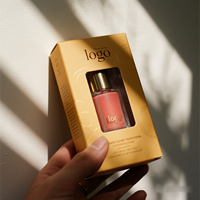 Fabricant à bas prix petite boîte d'emballage cosmétique vide à montage automatique matériaux recyclés éponge vernis à ongles personnalisable
